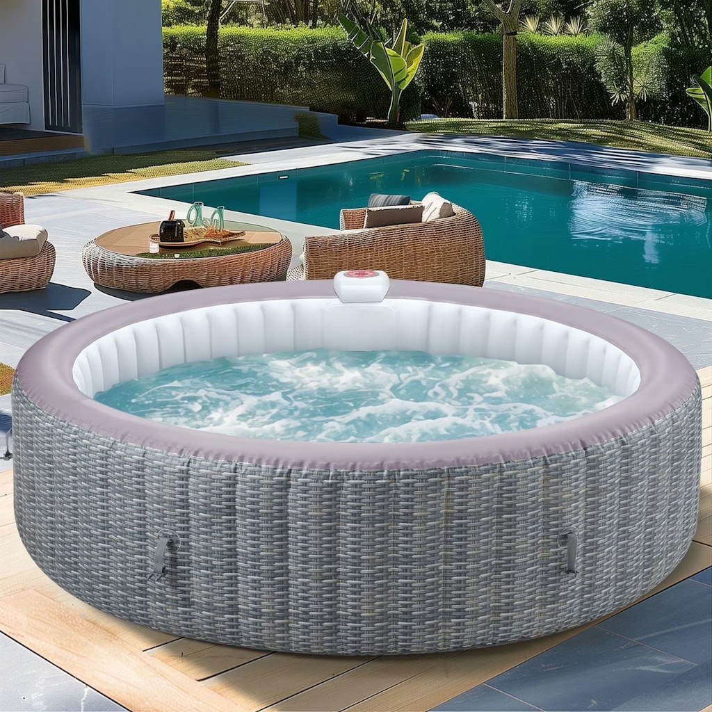 82'' Inflatable Hot Tub: $330
