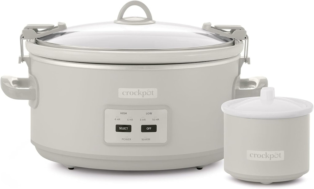 Crock-Pot 7-Quart Cook & Carry Programmable Slow Cooker with Little Dipper: $72
