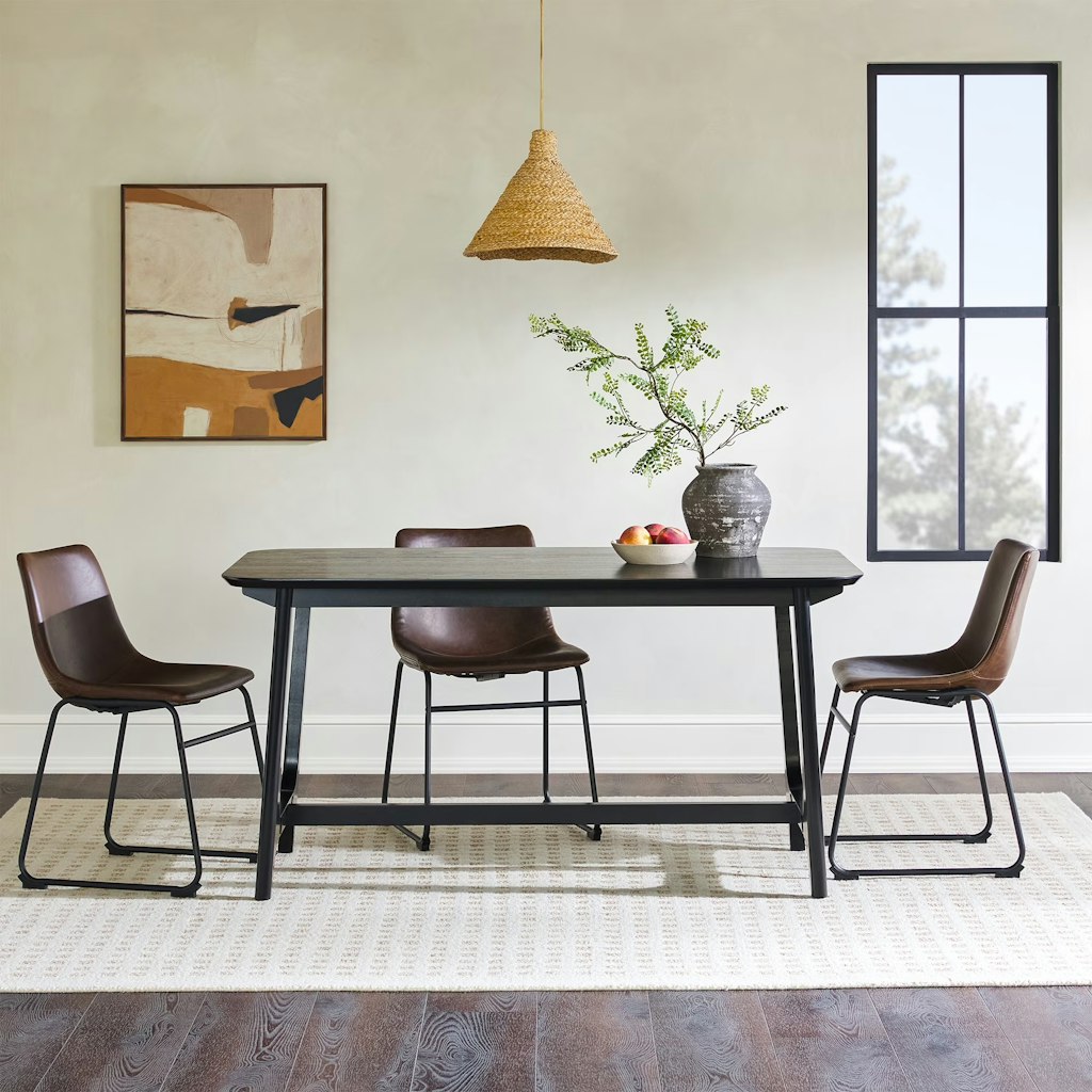 Walker Edison 59" Mid-Century Trestle Dining Table: $79.99