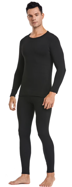 HeroBiker Men's Winter Thermal Top and Bottom: $17