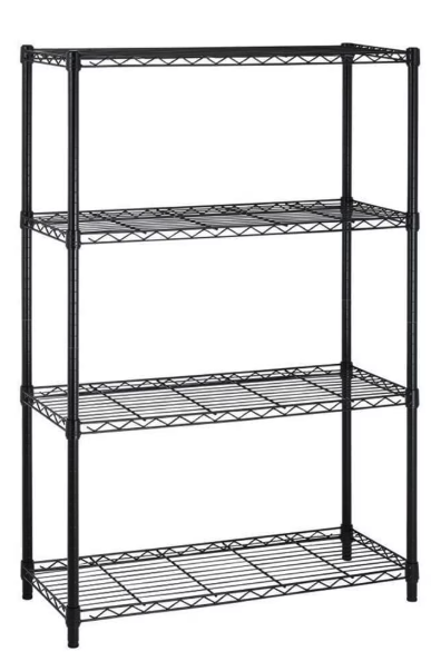 BestOffice 4-Shelf Wire Shelving Unit: From $34