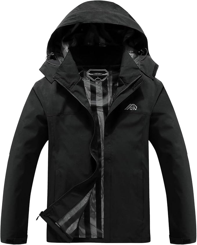 Men's Lightweight Waterproof Hooded Jacket: $20 Men's Lightweight Waterproof Hooded Jacket: $20