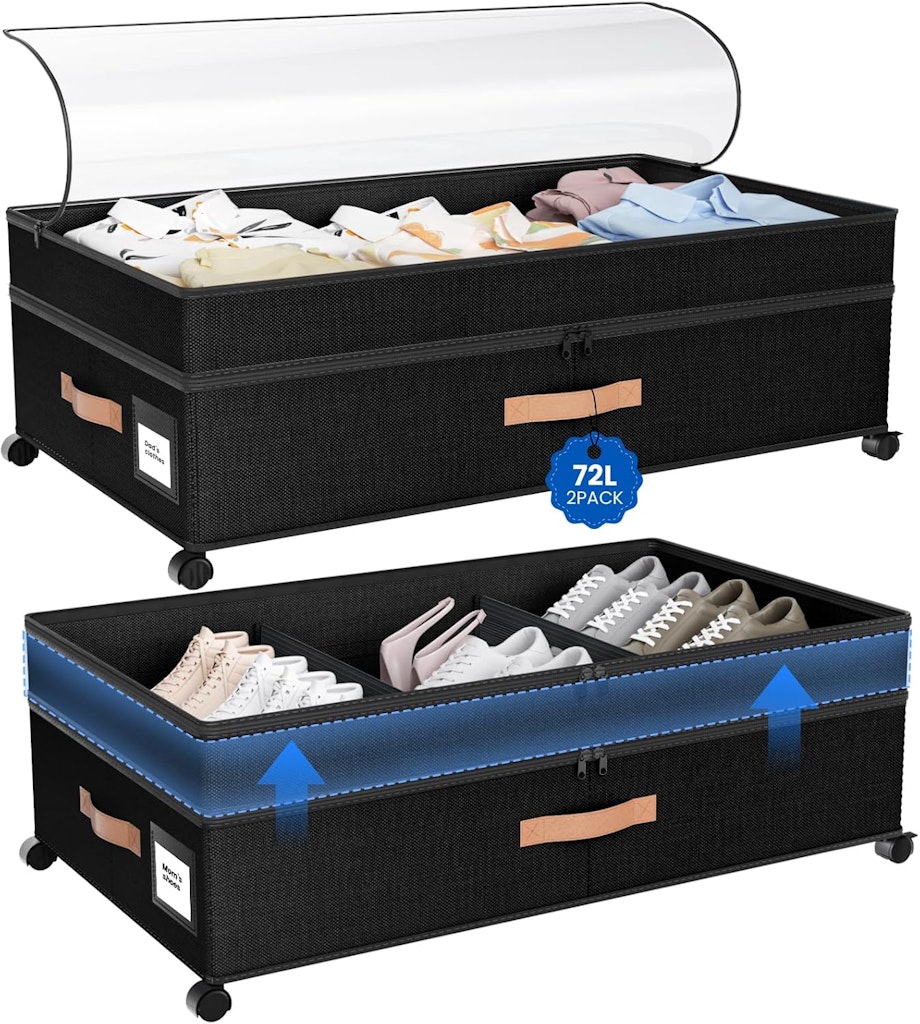 Mqaue 72L Under Bed Storage 2-Pack at Amazon: 50% off Mqaue 72L Under Bed Storage 2-Pack at Amazon: 50% off