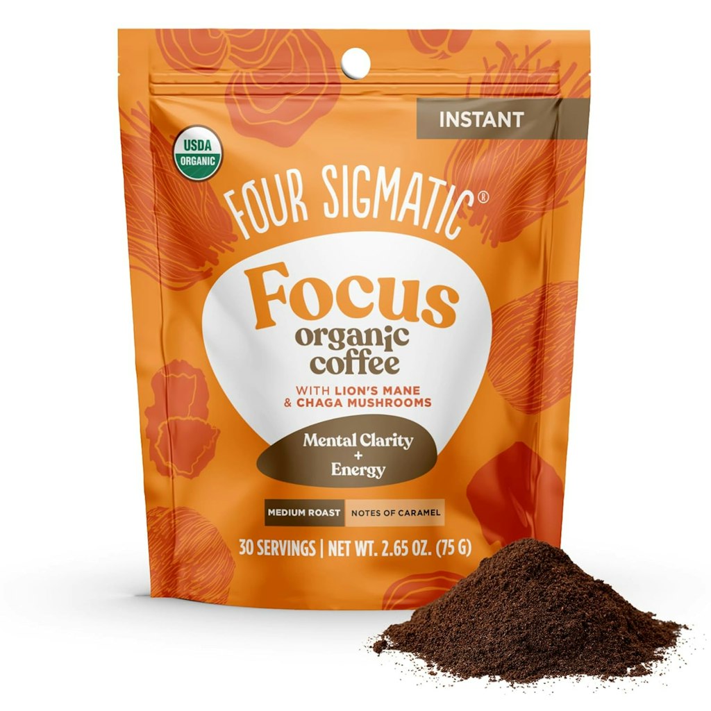 Four Sigmatic Organic Focus Mushroom Coffee 30-Serving Bag: $8.39 via Sub & Save Four Sigmatic Organic Focus Mushroom Coffee 30-Serving Bag: $8.39 via Sub & Save