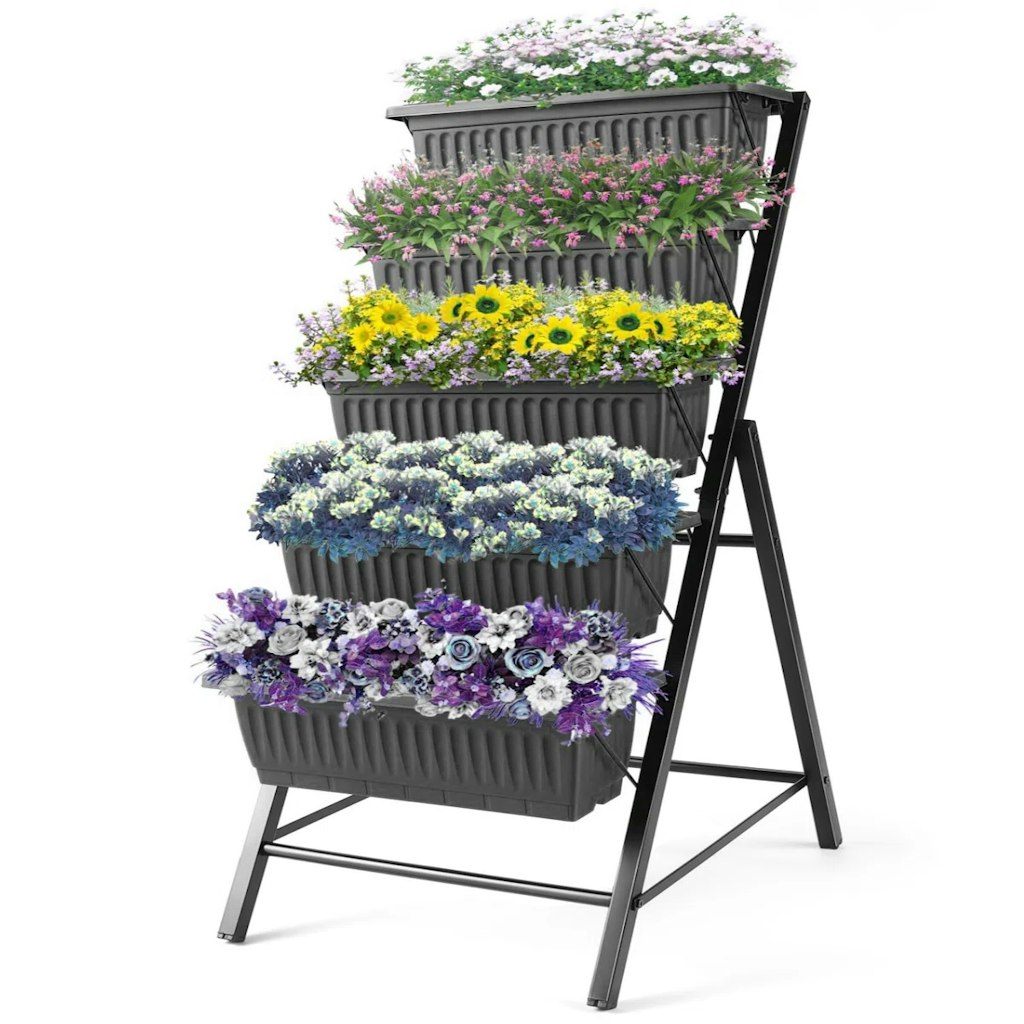 Arlmont & Co. Denishia 5-Tiers Vertical Garden Planter: $59 Arlmont & Co. Denishia 5-Tiers Vertical Garden Planter: $59