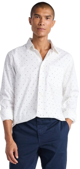 Free Assembly Men's Poplin Oxford Shirt: $9