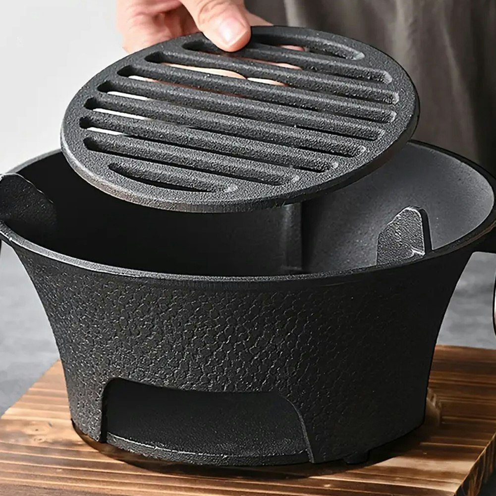 Portable Cast Iron Charcoal Stove: $24 Portable Cast Iron Charcoal Stove: $24