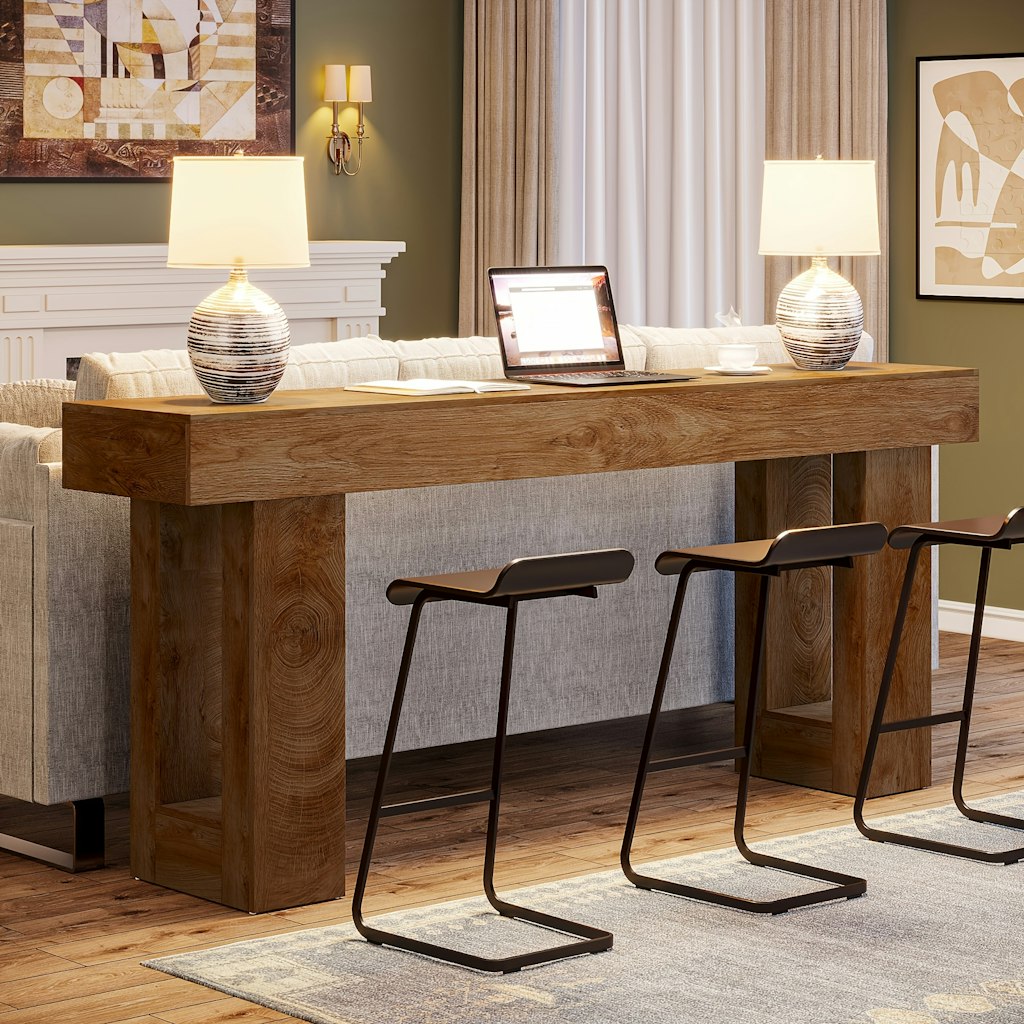 63" Farmhouse Table: $96