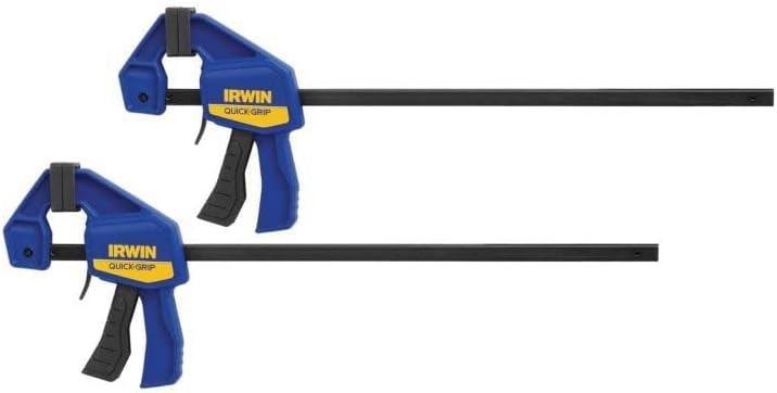 Irwin 12" Quick-Grip Mini Bar Clamp 2-Pack: $19.99 Irwin 12" Quick-Grip Mini Bar Clamp 2-Pack: $19.99