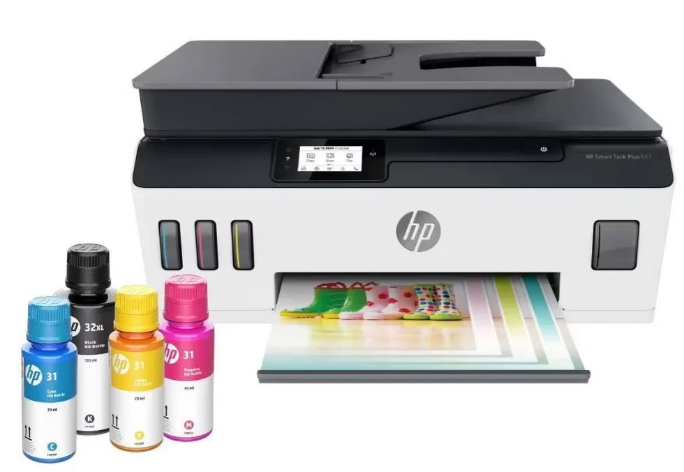 HP Smart Tank 651 Wireless AIO Color Refillable Supertank Printer: $228 HP Smart Tank 651 Wireless AIO Color Refillable Supertank Printer: $228