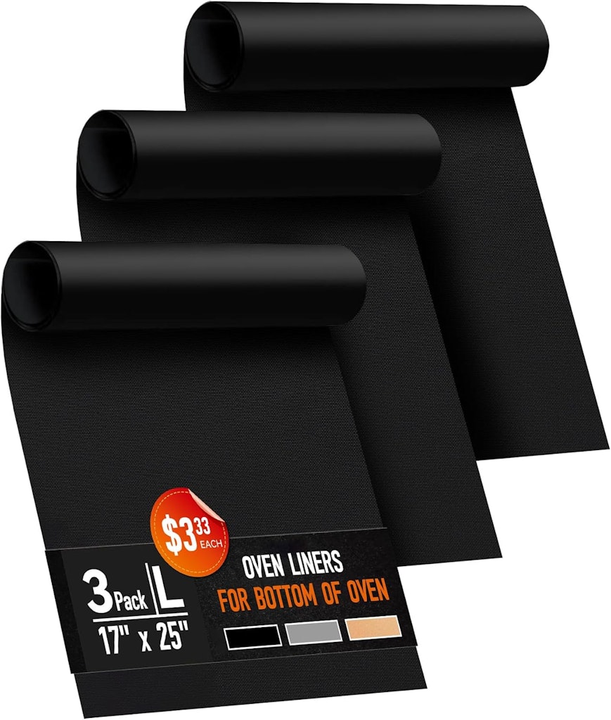 Heavy Duty Non-Stick Oven Liners 3-Pack: $9.98 Heavy Duty Non-Stick Oven Liners 3-Pack: $9.98