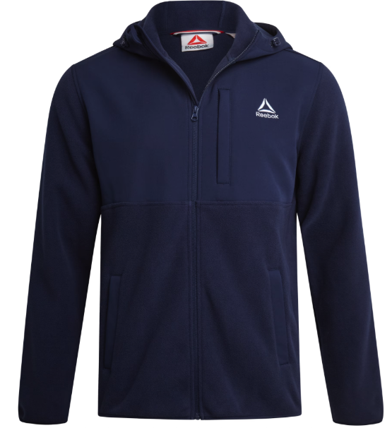 Reebok Men's Polarfleece Jacket (size XL): $20