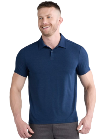 Ozark Trail Men's Merino Wool Blend Polo Shirt (size L): $8.87