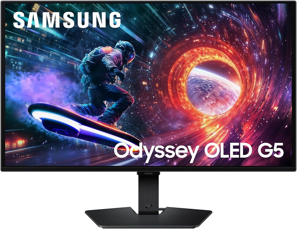 Samsung Odyssey OLED G5 27" 1440p HDR 180Hz OLED G-Sync Monitor: $349.99