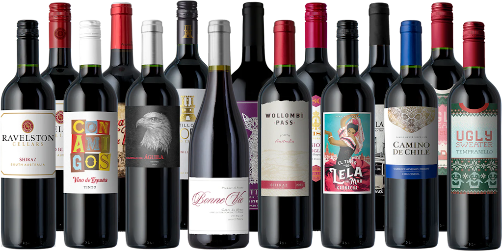 Splash Wines Reds We Love 15-Bottle Pack: $88