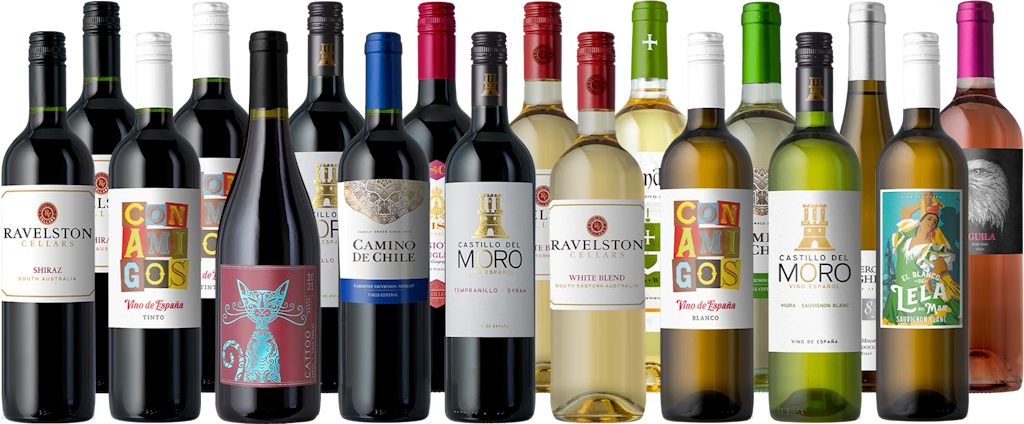 Splash Wines Big Games Big Deals 18-Bottle Wine Cases: From $96