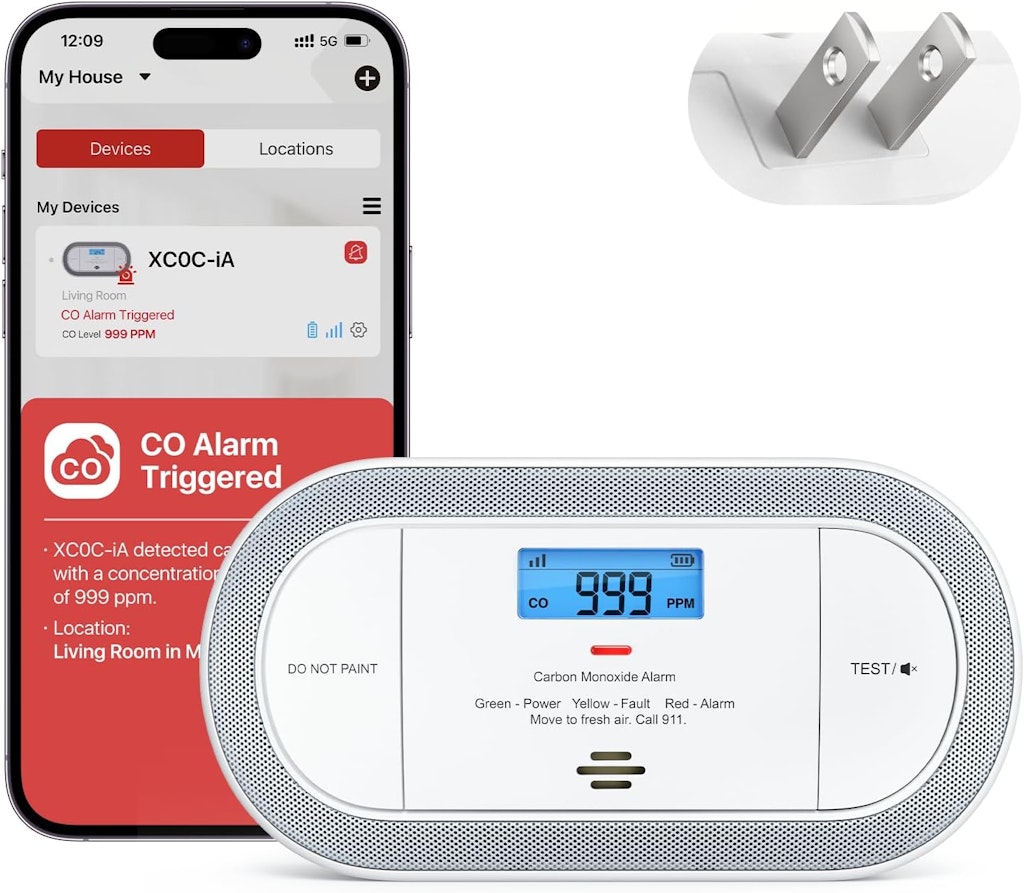 X-Sense Wi-Fi Carbon Monoxide Detector: $34
