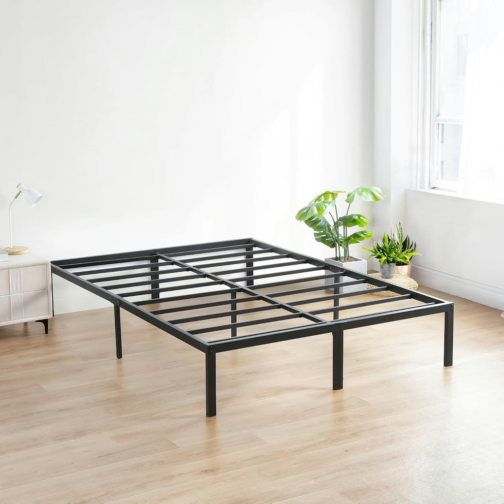 Olee Sleep 18" Heavy Duty Steel Slat King Bed Frame: $37.02 Olee Sleep 18" Heavy Duty Steel Slat King Bed Frame: $37.02