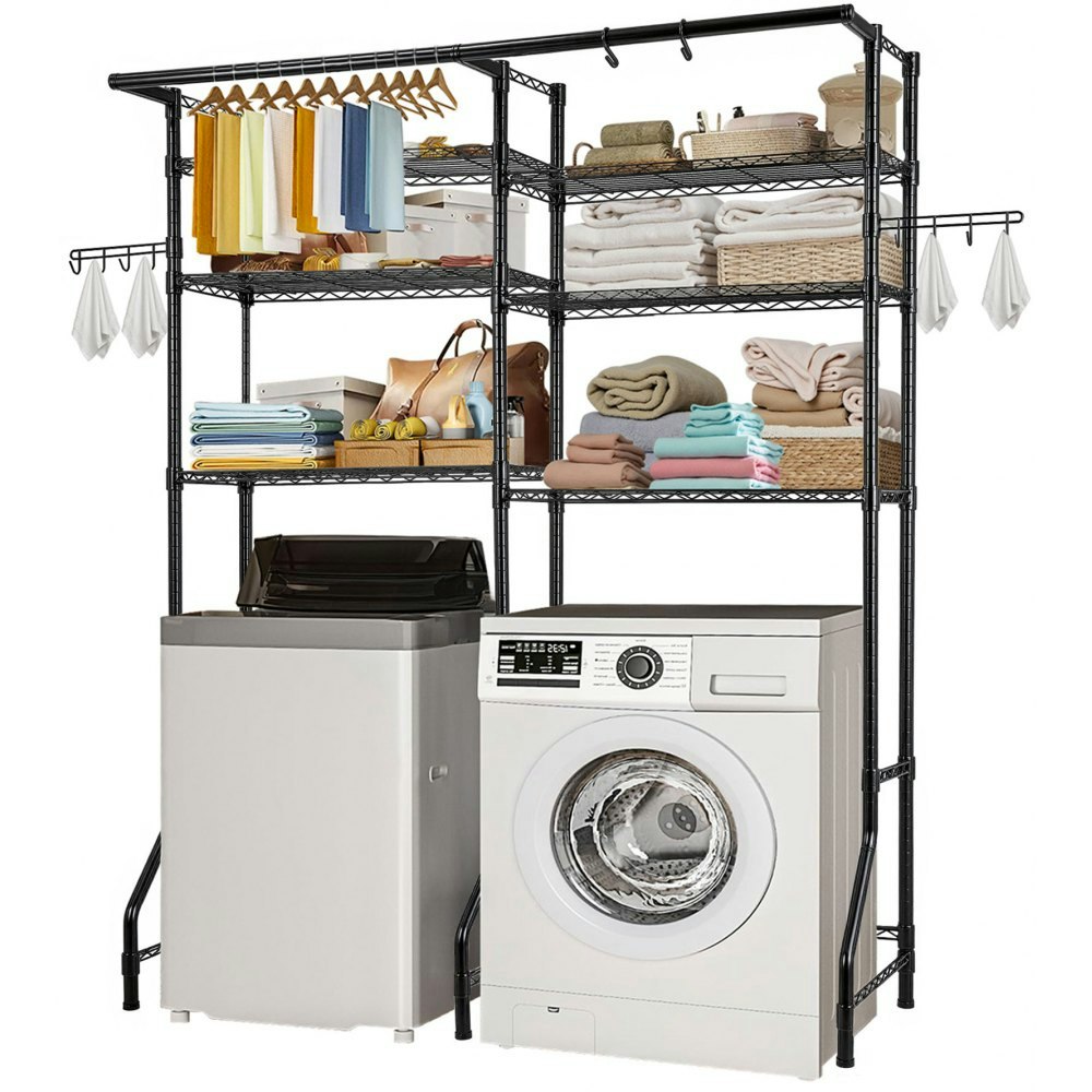 Vevor 6-Tier Over Washer and Dryer Storage Shelves: $81.60 Vevor 6-Tier Over Washer and Dryer Storage Shelves: $81.60