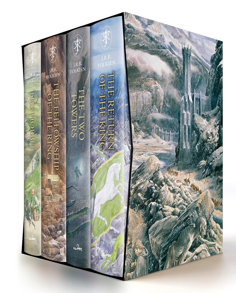 The Hobbit & The Lord of the Rings Illustrated by Alan Lee Hardcover Box Set: $71