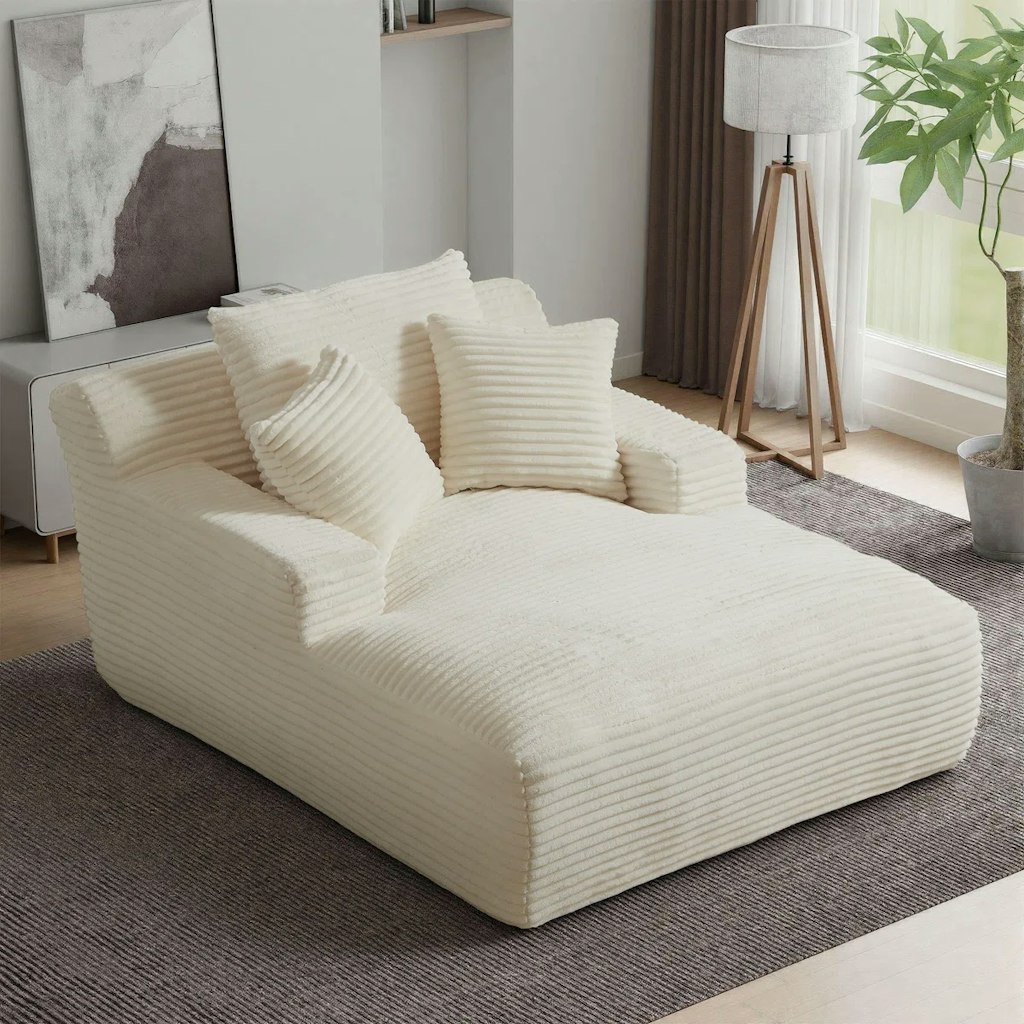 Latitude Run 50'' Corduroy Indoor Chaise Lounge Chair : $280 Latitude Run 50'' Corduroy Indoor Chaise Lounge Chair : $280