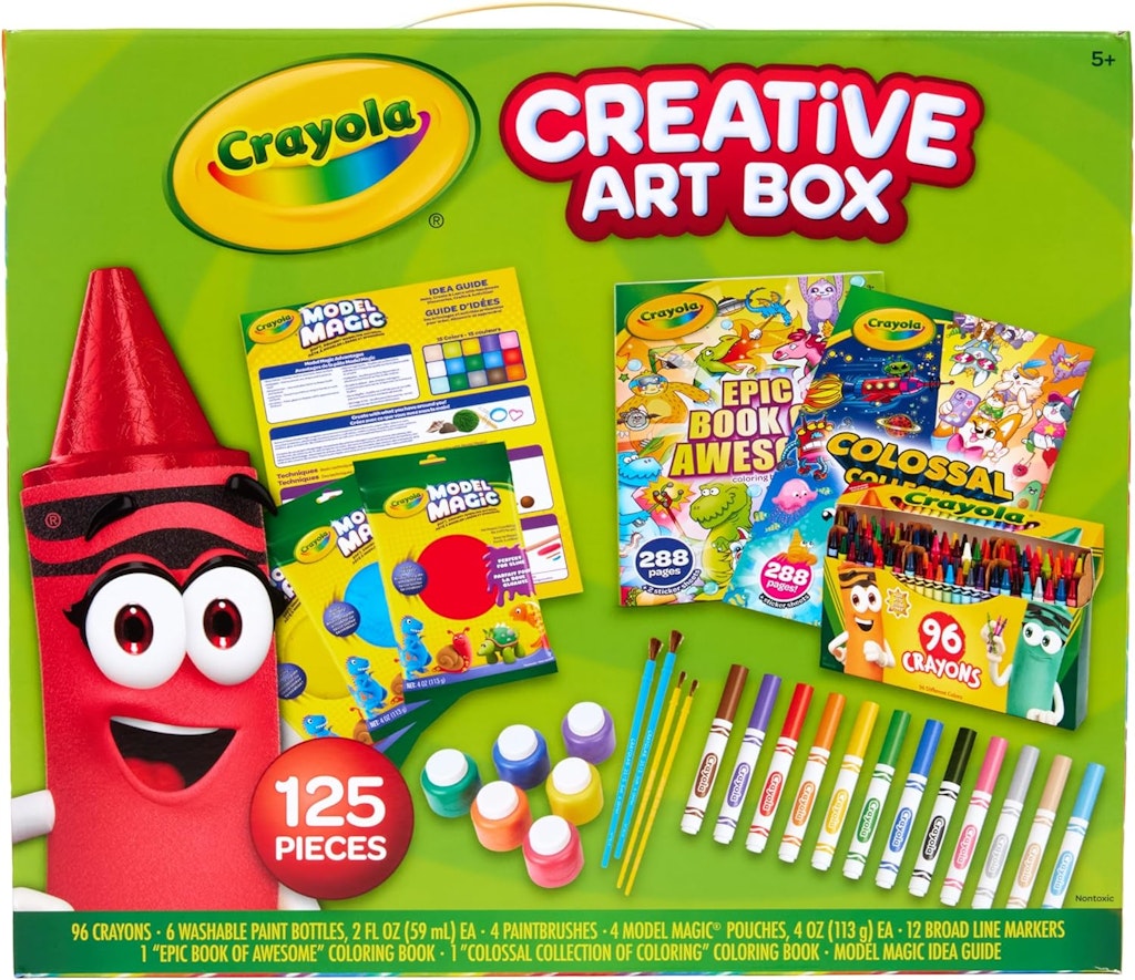 Crayola 125-Piece Creative Art Box: $25