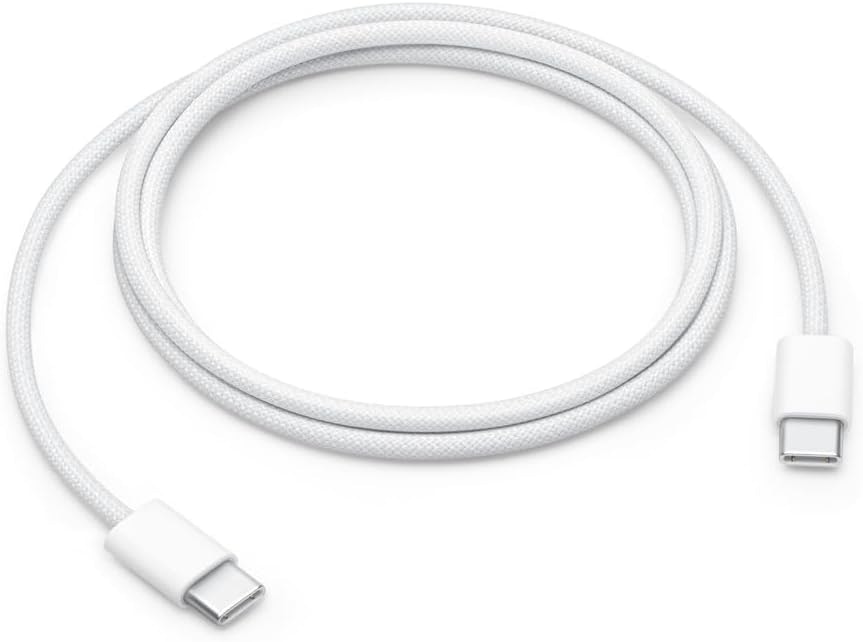 Apple 60W 1-Meter USB-C to USB-C Woven Cable: $10.99