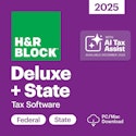 H&R Block Tax Software Deluxe + State 2025 for PC/Mac for $23