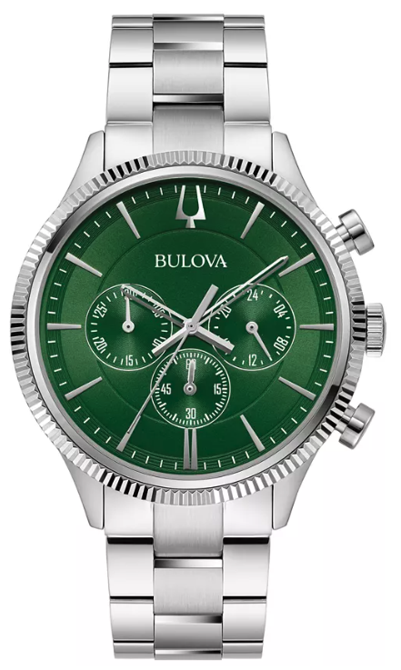 Bulova Men's Chronograph Stainless Steel Bracelet Watch: $198 Bulova Men's Chronograph Stainless Steel Bracelet Watch: $198