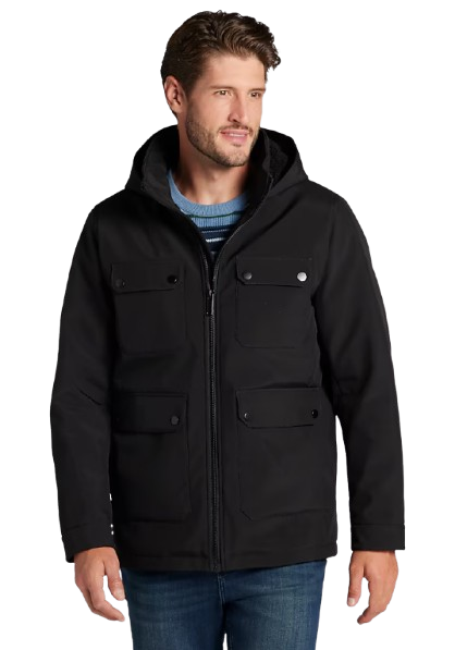 Jos. A. Bank Men's Traveler Collection Tailored Fit Hooded Jacket: $29.99