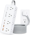 Depow Power Strip Surge Protector for $11 + free shipping w/ Prime
