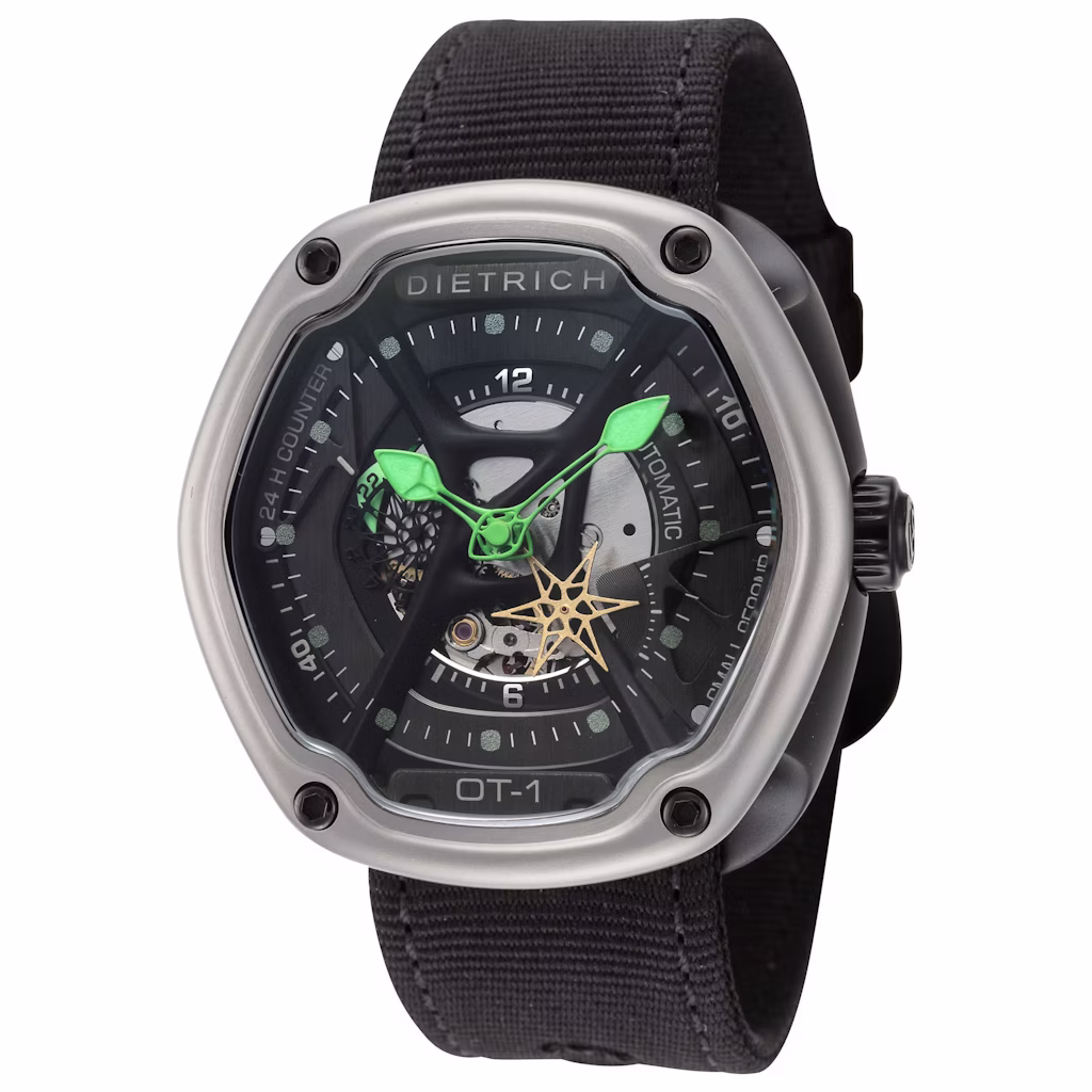 Dietrich Men's Organic Time Automatic Skeleton Watch: $199