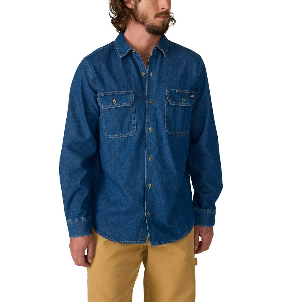 Genuine Dickies Men's Denim Shirt: $14.99 Genuine Dickies Men's Denim Shirt: $14.99