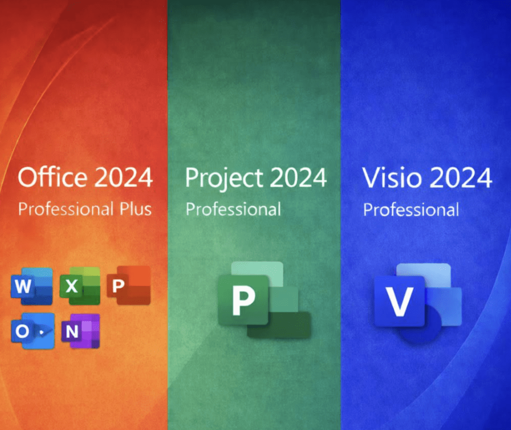 Microsoft Office Pro 2024 + Microsoft Project Pro 2024 + Microsoft Visio Pro 2024 Bundle: $14.99