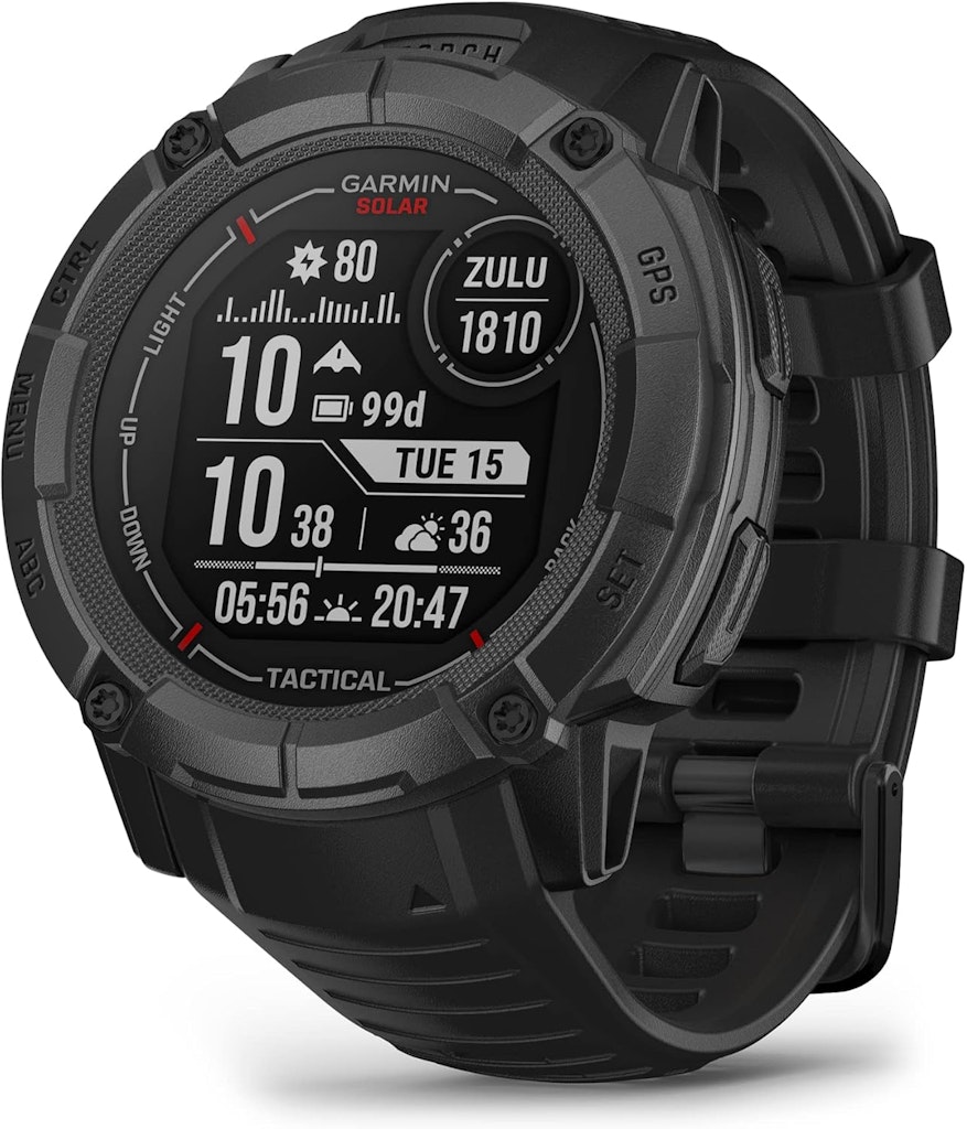 Garmin Instinct 2X Solar Tactical GPS Smartwatch : $300 Garmin Instinct 2X Solar Tactical GPS Smartwatch : $300