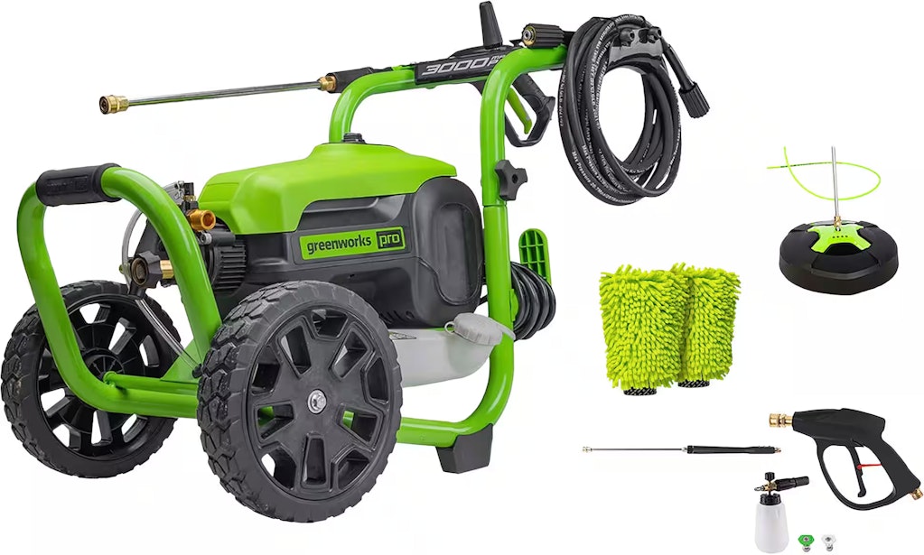 Greenworks Electric Pressure Washer Combo Kit: $379