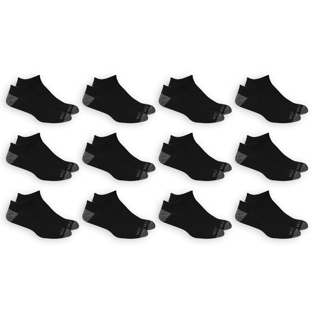 Fruit of the Loom Men's Dual Defense No-Show Socks 12-Pack: $7.30 Fruit of the Loom Men's Dual Defense No-Show Socks 12-Pack: $7.30