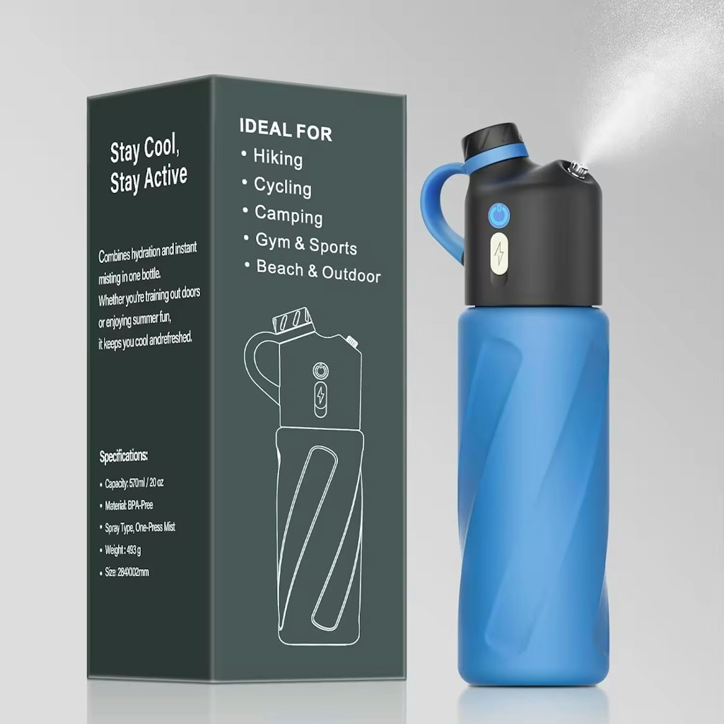 20-oz. Stainless Steel Mist Water Bottle: $23 20-oz. Stainless Steel Mist Water Bottle: $23