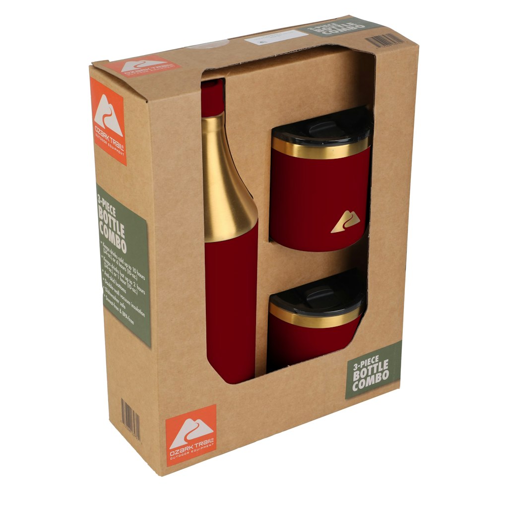 Ozark Trail 10-oz. Wine Tumbler & 34-oz. Wine Bottle Set: $20 Ozark Trail 10-oz. Wine Tumbler & 34-oz. Wine Bottle Set: $20