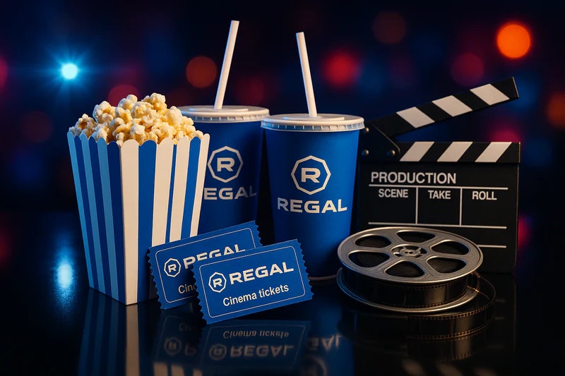 Regal Movie Tickets for 2 w/ Snacks: $33