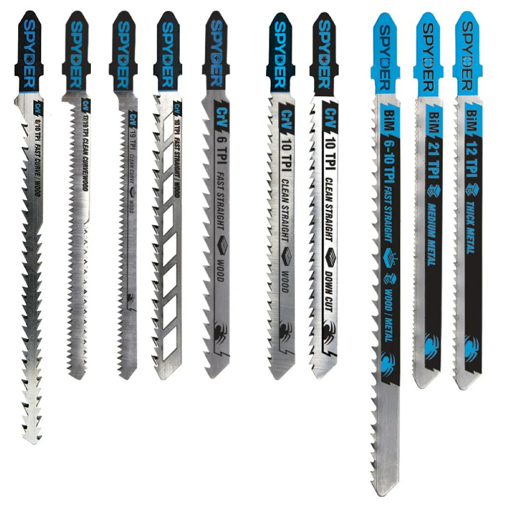 Spyder 10-Piece Jigsaw Blade Set: $19.98 Spyder 10-Piece Jigsaw Blade Set: $19.98