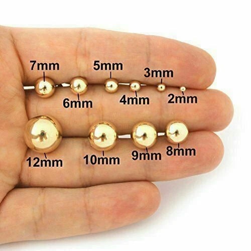 Classic Round Studs 14K Gold Filled Ball Stud Earrings: $10 Classic Round Studs 14K Gold Filled Ball Stud Earrings: $10