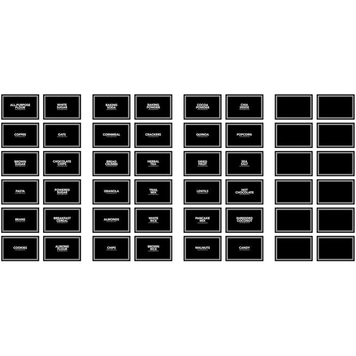 Chalk Peel & Stick Pantry Label 48-Pack: $5.99 Chalk Peel & Stick Pantry Label 48-Pack: $5.99
