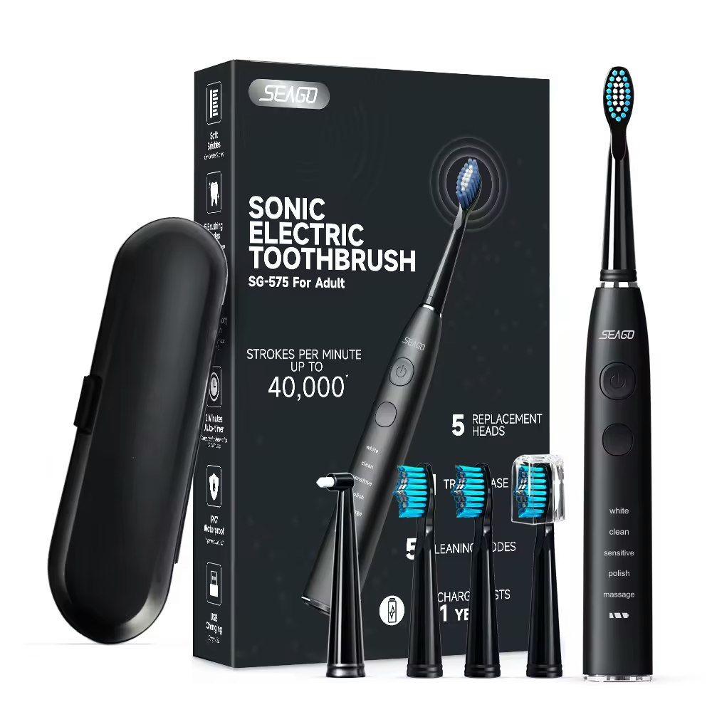 Seago Ultrasonic Electric Toothbrush Set: $14.99 Seago Ultrasonic Electric Toothbrush Set: $14.99