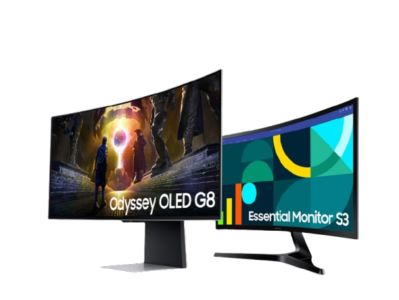 Samsung 34" Odyssey OLED G8 UltraWide 1440p FreeSync Curved Gaming Monitor + bonus 24" monitor: $1,000 Samsung 34" Odyssey OLED G8 UltraWide 1440p FreeSync Curved Gaming Monitor + bonus 24" monitor: $1,000