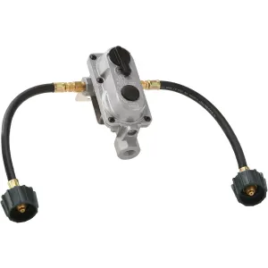 Flame King 2-Stage Auto Propane Gas Regulator w/ 12" Pigtails: $39