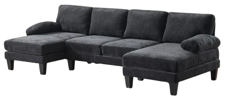 Ktaxon U-Shaped Sectional Sofa: $300