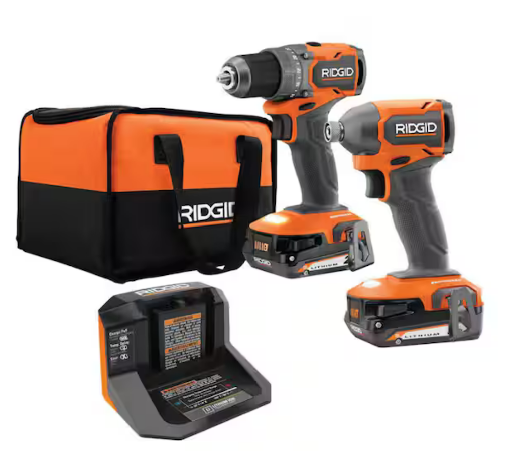 Ridgid 18V Subcompact Brushless Cordless 2-Tool Combo Impact Wrench Kit: $119 Ridgid 18V Subcompact Brushless Cordless 2-Tool Combo Impact Wrench Kit: $119