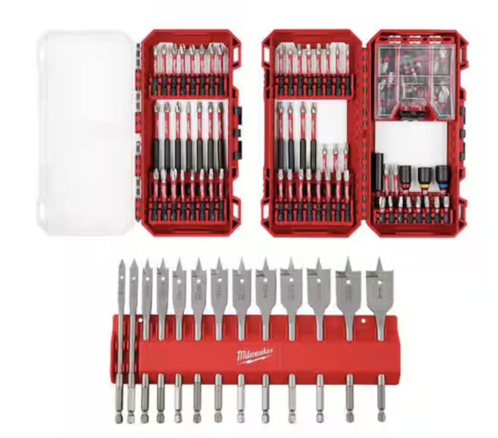 Milwaukee Shockwave 113pc Impact-Duty Alloy Steel Drill and Screw Driver Bit Set: $70