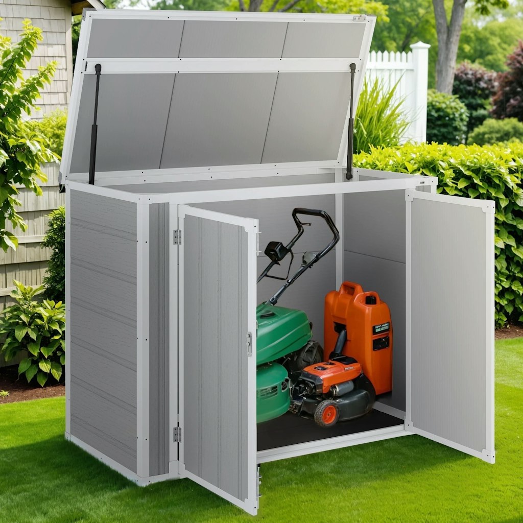306-Gallon Outdoor Storage Shed: $133 306-Gallon Outdoor Storage Shed: $133